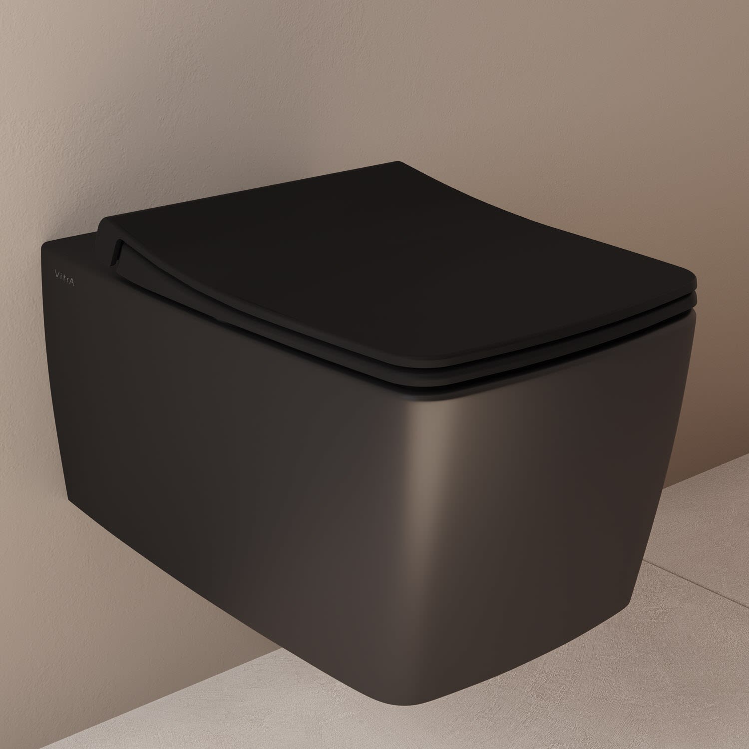 VitrA Metropole wall-mounted toilet VitrAflush 2.0, without flushing rim 7672B083-0101