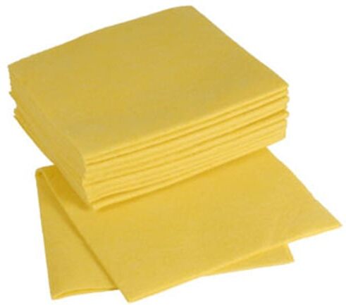 WHITE LABEL Pano multiusos amarelo   38x38 cm   10 unidades