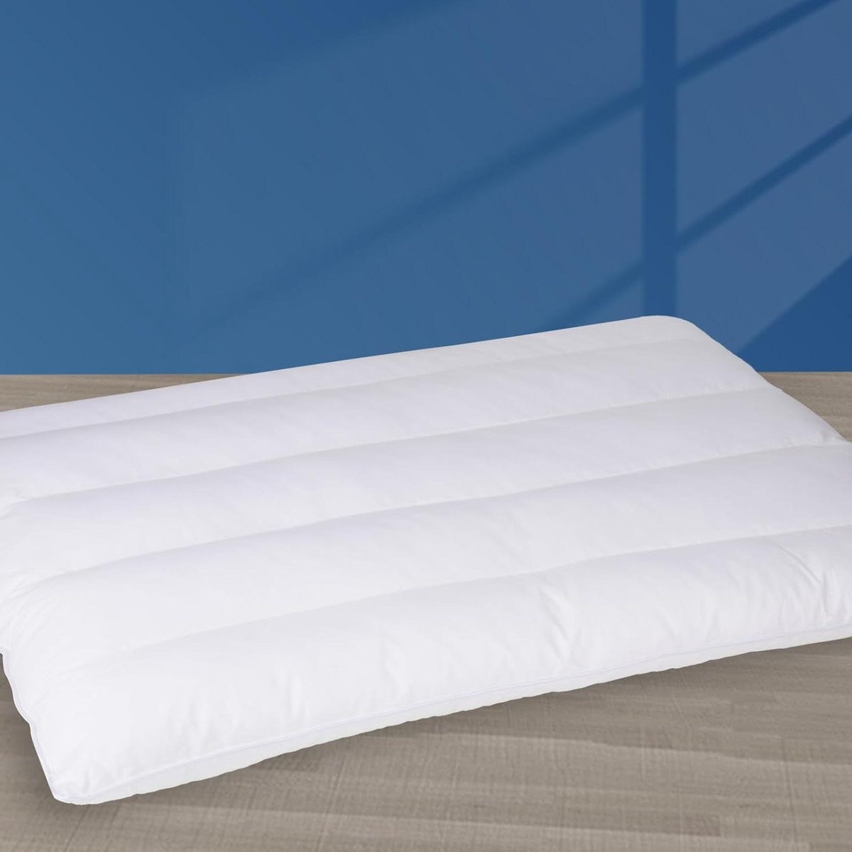 Dun Kussen Wit - Ergonomisch Slaapkussen met Neksteun - 46 x 91 cm
