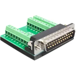 Delock Terminalblock DB25 Stecker (0.05 m), Schnittstellenkabel