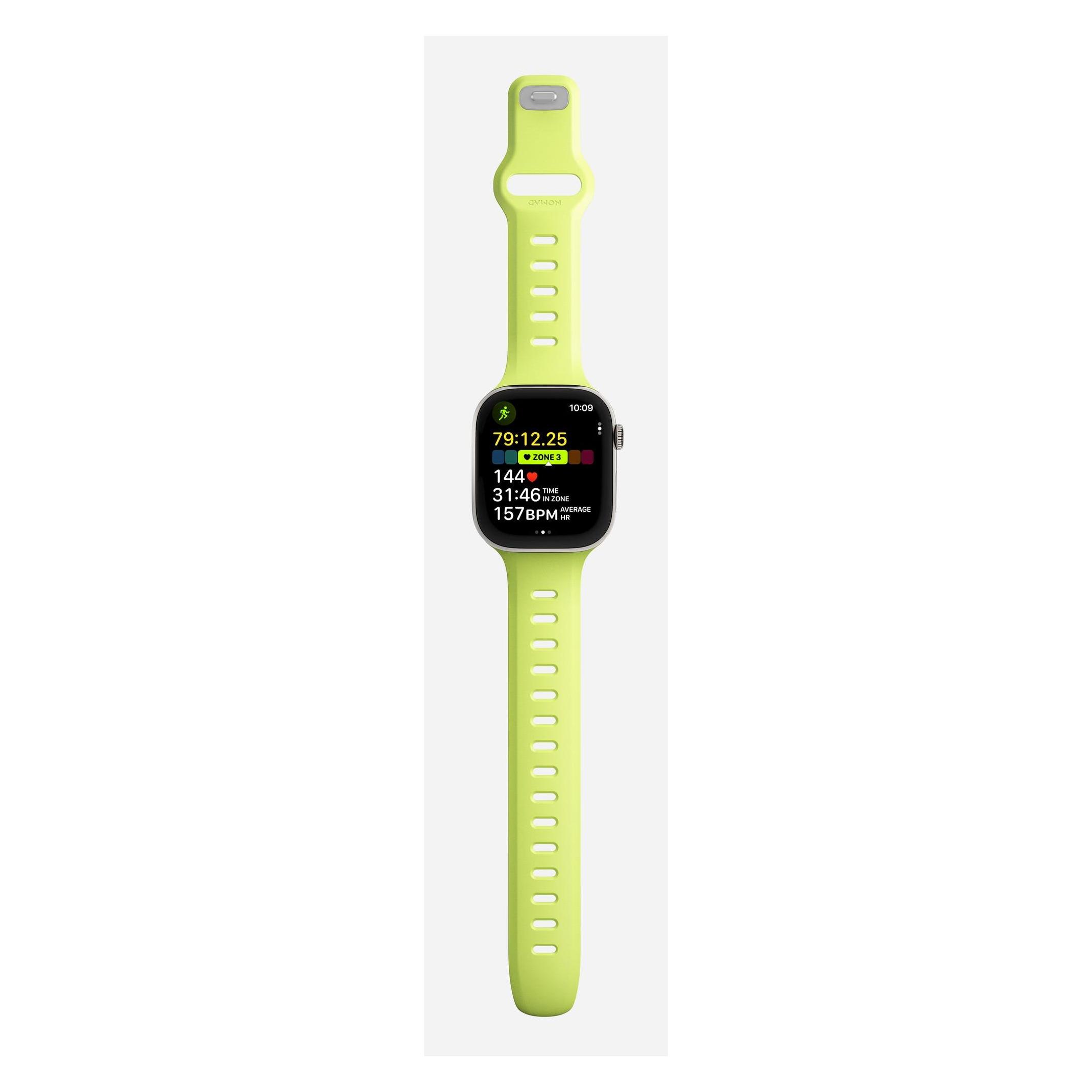 Nomad Tempo Band 46mm Lime (Kunststoff, Rubber) (NM011420858)