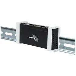 Allnet Shelly &bull Hutschiene &bull "Pro Verteiler Switch 7" &bull 7x Pro Anschlüsse &bull 1x LAN (7 Ports), Netzwerk Switch