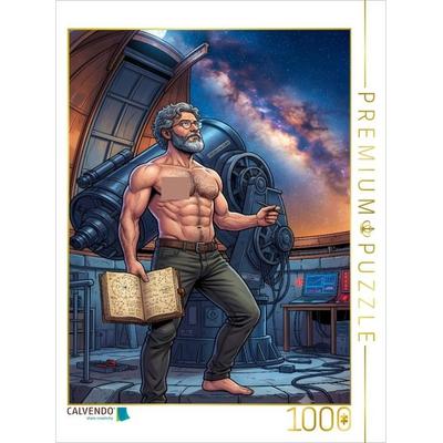 CALVENDO Puzzle Der Astronom | 1000 Teile Lege-Größe 64x48cm Foto-Puzzle für glückliche Stunden, von , Calvendo Puzzle