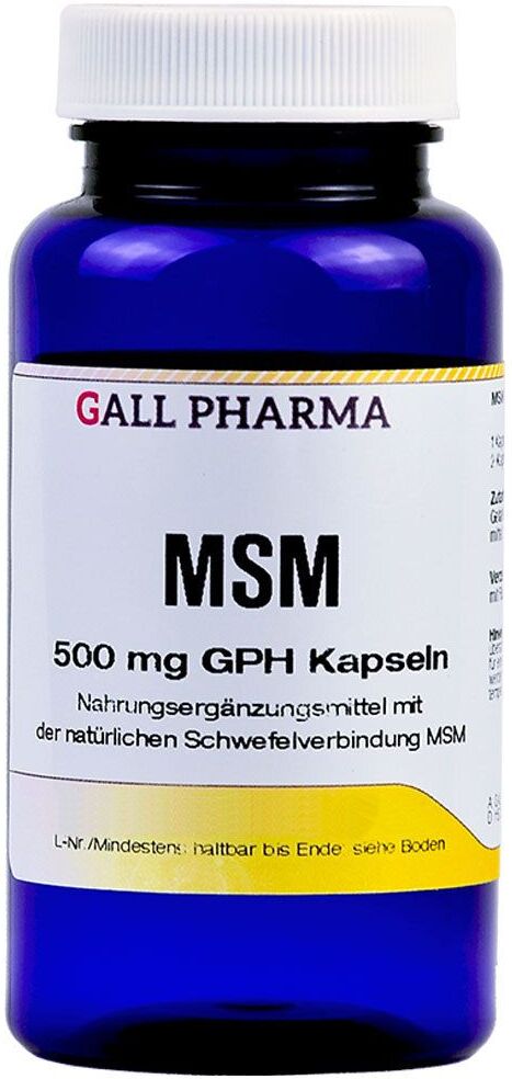 GALL PHARMA MSM 500 mg GPH Kapseln 180 St