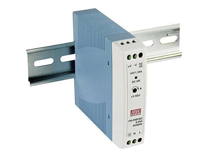 Voeding DIN Mean Well MDR-20-15 1.34A 20W 1x