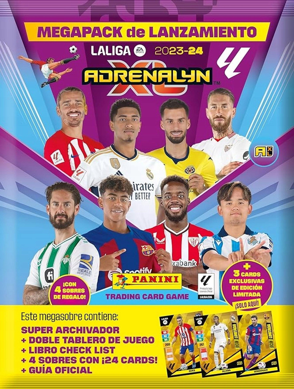 Panini Adrenalyn 2023/2024 Voetbalcollectie Mega-pakket