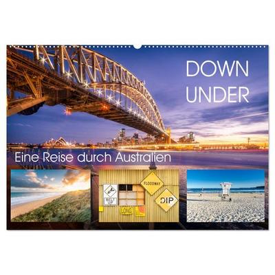 Down Under - Eine Reise durch Australien (Wandkalender 2026 DIN A2 quer), CALVENDO Monatskalender