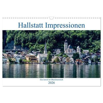 Hallstatt Impressionen (Wandkalender 2026 DIN A3 quer), CALVENDO Monatskalender