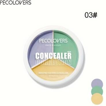 Inspired Finds Waterproof Cream Concealer Palette Full Coverage Spot & Dark Circle Corrector color Balance Corrector