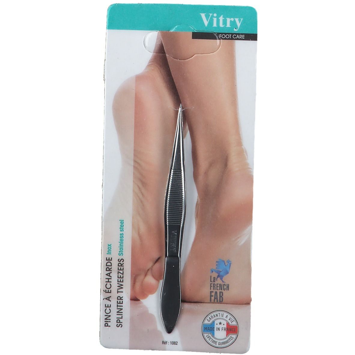 Vitry Classic Pincet Splinters Inox 1082 1 St Pinzette