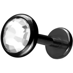 Titan Labret mit Innengewinde KRISTALLDISC