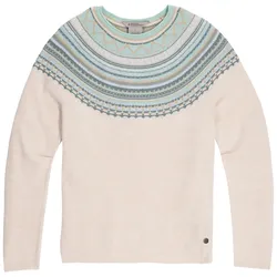 Damenpullover Royal Robins Westlands Fairisle Crew Größe: L /  beige