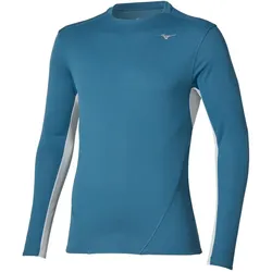Mizuno, Herren, Funktionsshirt, Tech Thermo C BreathThe Tee (S), Blau