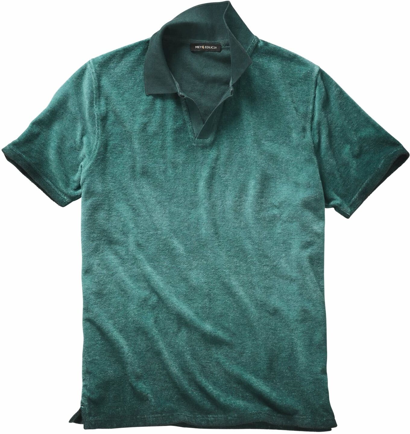 Mey & Edlich Frottee-Vintage-Polo Grün XXL