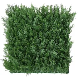WellHome – Künstlicher Vertikalgarten – Heckenpanel 100x100 cm für Innen- und Außenbereich – in Grün