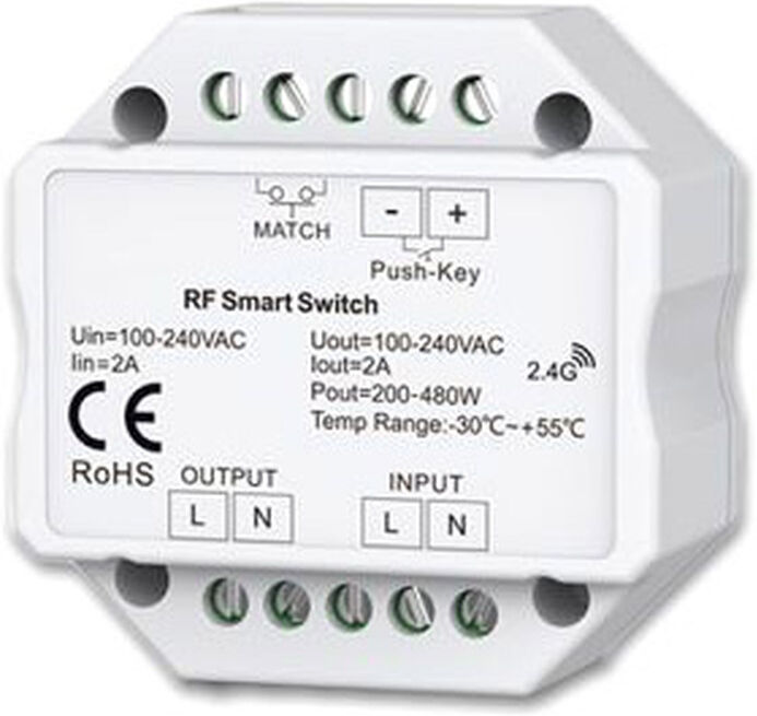 Isoled Sys-Pro Push/funk Mesh-Switch Ein/aus 100-240v, 360w