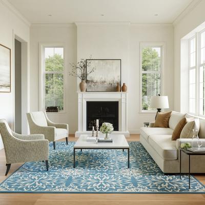 Nourison Jubilant Floral Medallion Area Rug