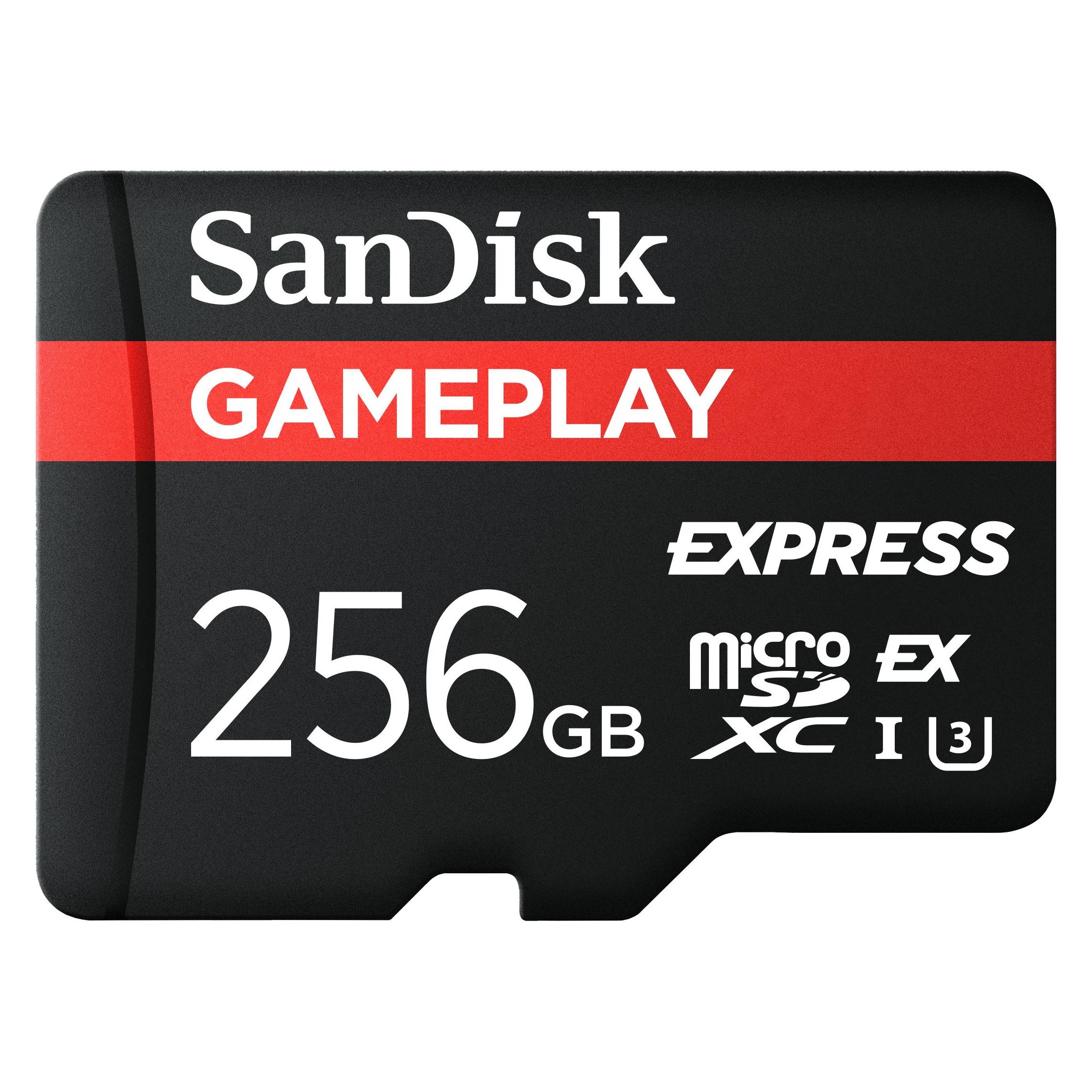 Sandisk Express GamePlay (256 GB, microSDXC, U3, UHS-I) (SDSQXFN-256G-GN6GN)