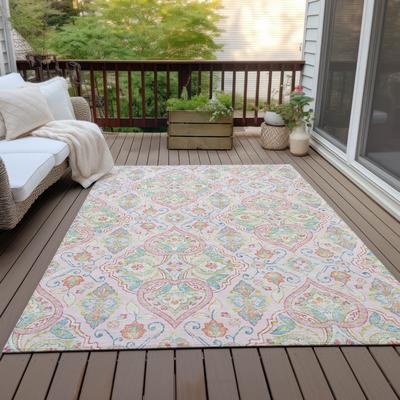Addison Rugs Machine Washable Indoor/Outdoor Traditional Spades Chantille Rug
