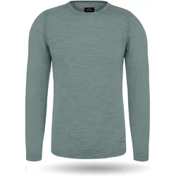 Normani, Herren, Funktionsshirt, Herren Merino Langarm Melbourne (5XL), Blau