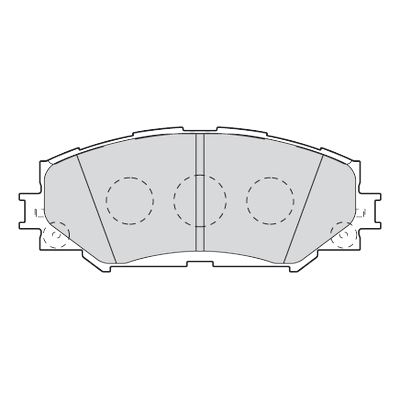 VALEO Bremsbelagsatz, Scheibenbremse FIRST Vorderachse 301943 für TOYOTA (FAW) LEXUS