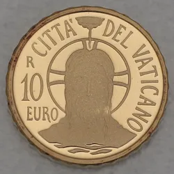 Goldmünze "10 Euro - 2015" Die Taufe (Vatikanstadt)
