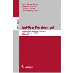 End-User Development, Fachbücher von Lucio Davide Spano, Simone Stumpf, Albrecht Schmidt, Carmen Santoro et al