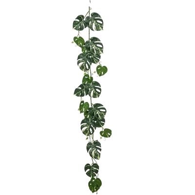 Kunstranke CREATIV GREEN "Splitphiloranke", grün, H:135cm, Kunststoff, Kunstpflanzen, mit üppigem Blattwerk