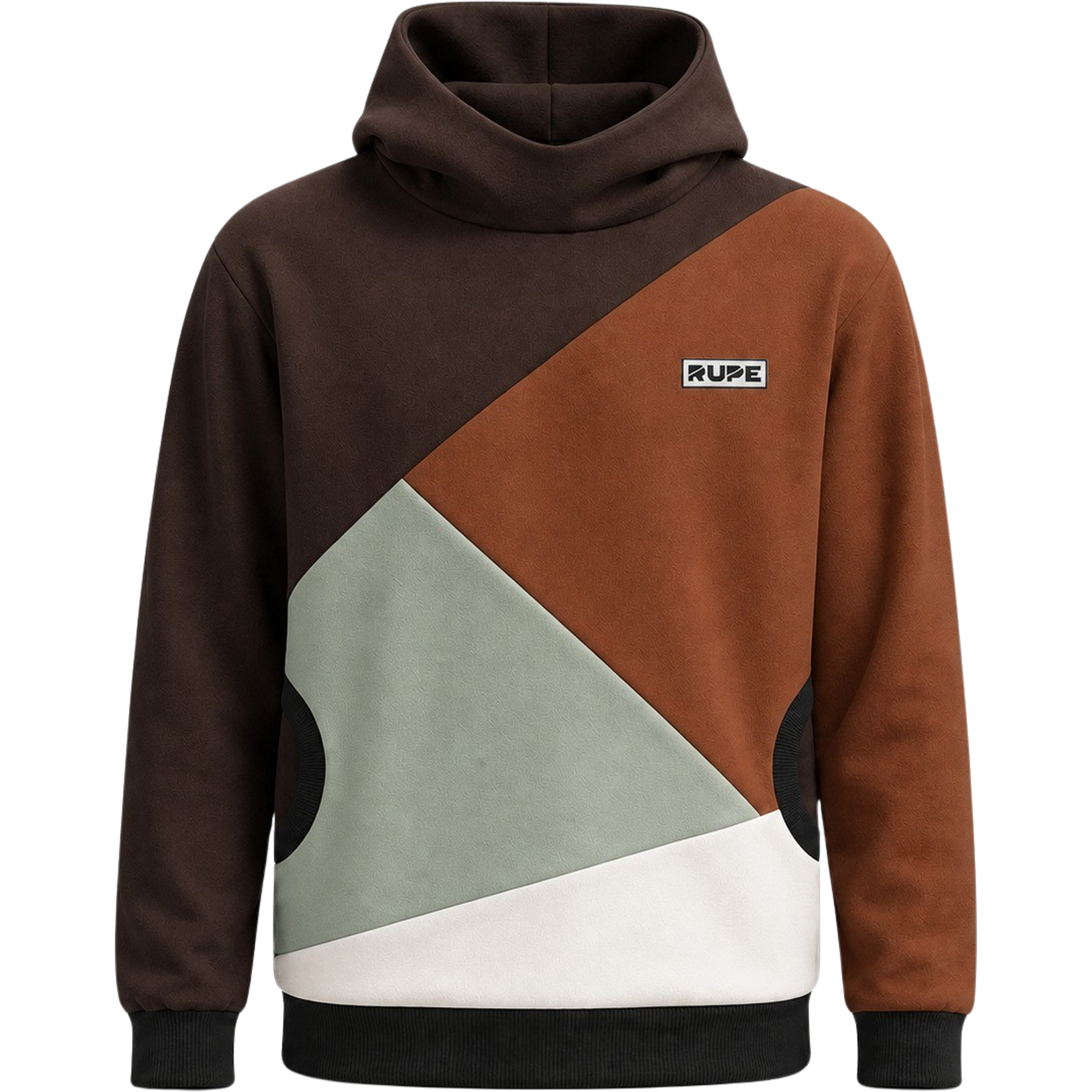 Rupe Block Hoodies braun Größe L Lifestyle Hautfreundlich