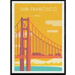 POSTER Rio De Janeiro Cristo Redentor A3 Schwarzer Rahmen