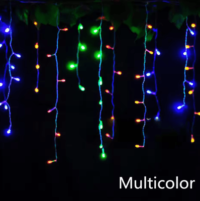 Inspire Curations 5M Waterfall LED Eaves Christmas Lights multicolor 110v Us Plug