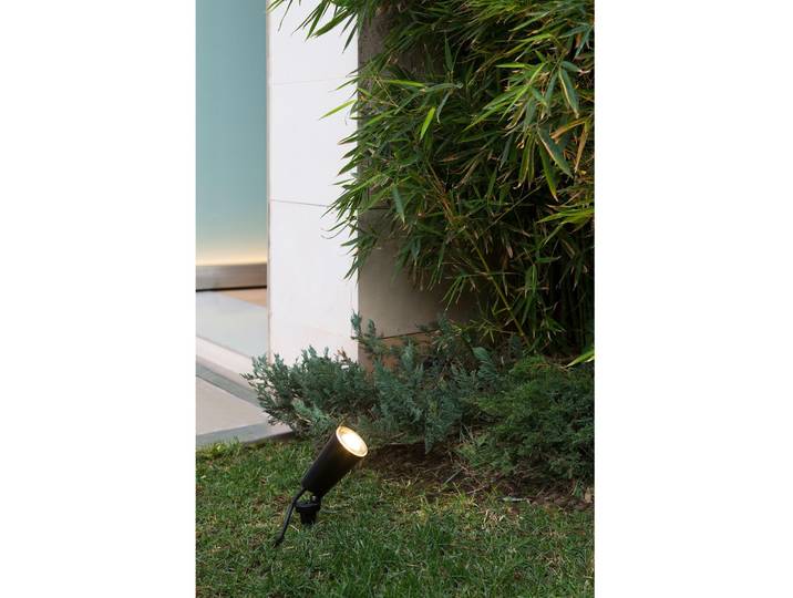 Spot de jardin LED TONI avec piquet de terre IP65 noir