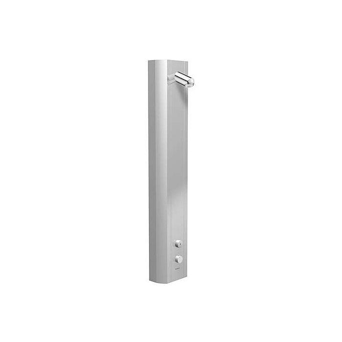 Schell Linus Vorwand-Duschpaneel 008240899 Alu-eloxiert, Thermostat, Aerosolarm, DK