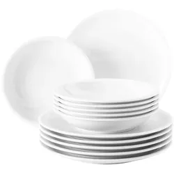 Seltmann Weiden Compact Weiß Tafelservice 12-teilig