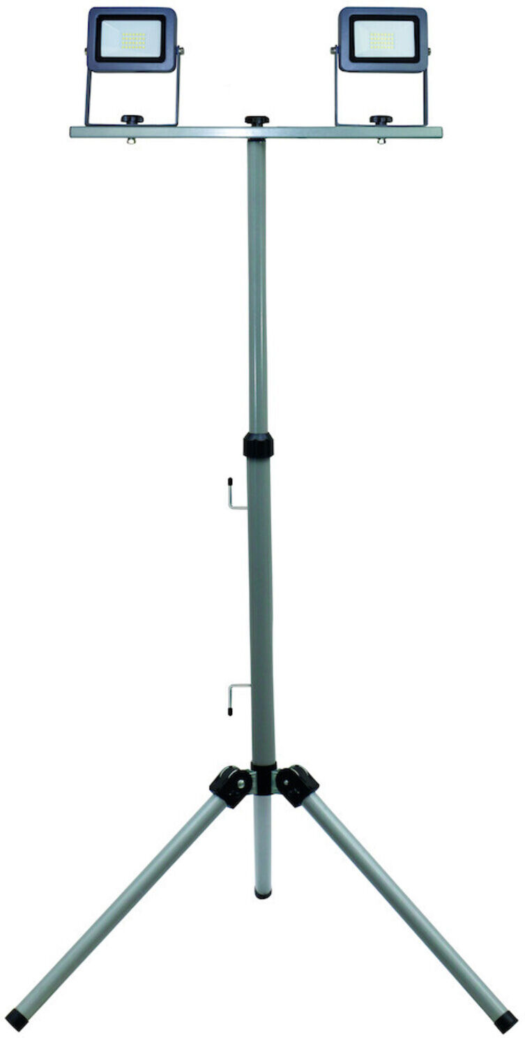 REV LED-Arbeitsleuchte Flare 2x15W Stativ silber-anthrazit (2707221510)