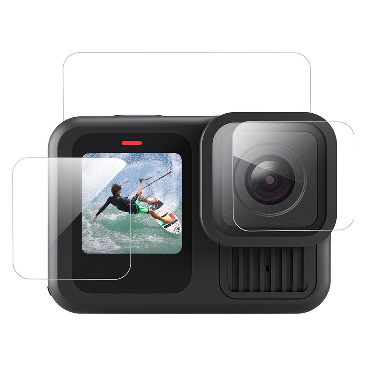 Telesin 3-in-1 Tempered Glass for GoPro Hero 13 Black (S6-FLM-07-TGP) (S6-FLM-07-TGP)