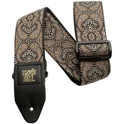 Ernie Ball E-Gitarrengurt, Gitarre Zubehör, Mehrfarbig, Gold, Weiss