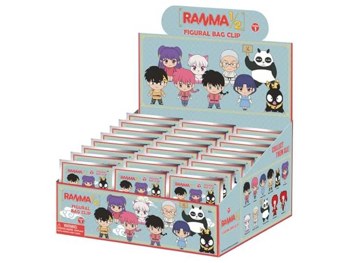 Ranma 1/2 Sammelfiguren-Clips – Box mit 24 Blindbeuteln