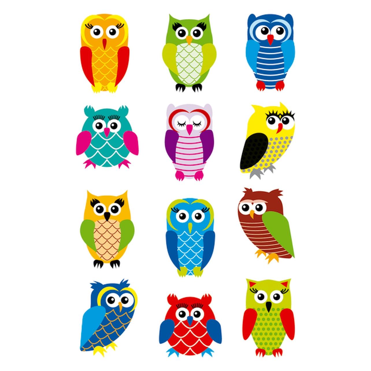 Herma Eulen (12 Sticker) (3224)