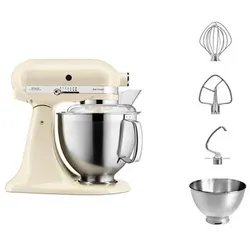 KITCHENAID® 5KSM185PS Artisan Premium 4,8L Küchenmaschine Edelstahlwerkzeuge