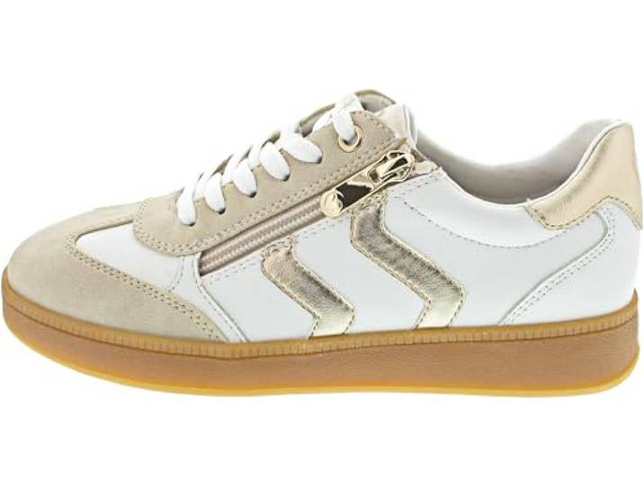 Marco Tozzi 2-23739-44 Damessneakers, wit/goud, 40 EU, witgoud, 40 EU