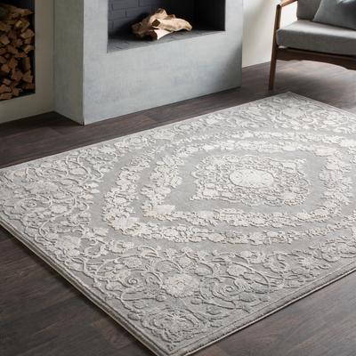 Livabliss Torrie Floral Medallion Area Rug