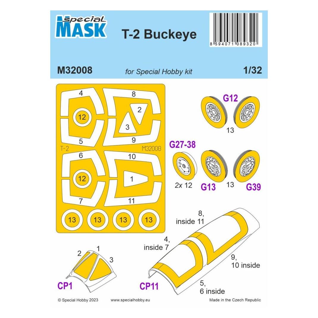 Special Hobby T-2 Buckeye MASK 1/32 (M32008)