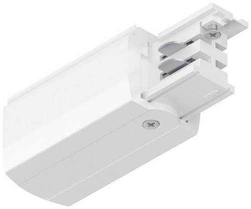 Paulmann 91360 ProRail3 End Feed Hochvolt-Schienensystem-Komponente Endeinspeiser ProRail3 Weiß