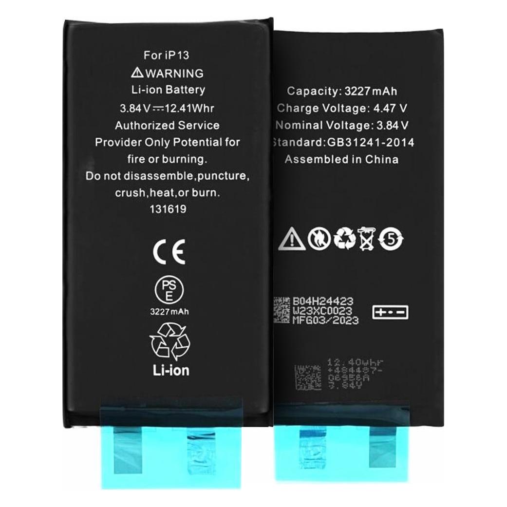 OEM - Smartphone Battery (19316) - iPhone 13 - 3227mAh, without Flex-Cable - Black (56357573)