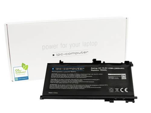 Ipc-computer Notebook-Akku Akku TE04 Replace 15.40V 2800 mAh