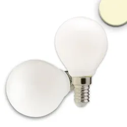 ISOLED LED Filament ILLU Tropfenform, E14, 4W 2700K 320lm 360°, dimmbar, milky / matt ISO-112442