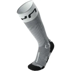 UYN, Herren, Sportsocken, Ski One Merino (45 - 47), Weiss, Grau