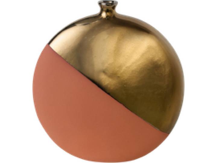 Grand vase céramique déco plat rond 42 cm Stellan