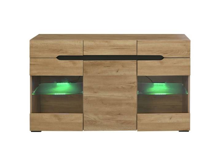 Buffet LED Moderne 3 Portes et 3 Tiroirs - Grand Rangement Élégant avec Éclairage pour Votre Salon
